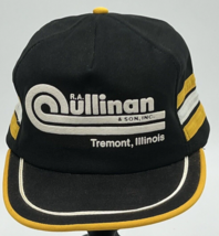 R A Cullinan Tremon VTG 3 Strip Gold Black Full Foam Back Truckers Strapback USA - £26.93 GBP