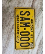 1969 ARIZONA Sample License Plate # SAM - 000 - €21,39 EUR