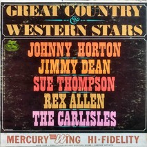 Various Artists - Great Country &amp; Western Stars [12&quot; Vinyl 33 rpm LP] Mercury - £1.81 GBP
