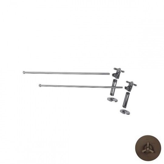 Brasstech 492X/10B  Oil Rubbed Bronze Lavatory Supply Kit, 1/2&quot; IPS XNDL - $193.05