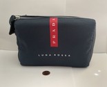 PRADA Luna Rossa Dark Blue Dopp Kit Toiletry Bag Cosmetic Beauty Pouch - $49.99