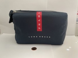PRADA Luna Rossa Dark Blue Dopp Kit Toiletry Bag Cosmetic Beauty Pouch - £39.08 GBP