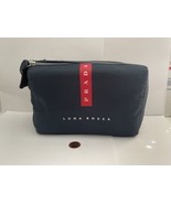 PRADA Luna Rossa Dark Blue Dopp Kit Toiletry Bag Cosmetic Beauty Pouch - £39.49 GBP