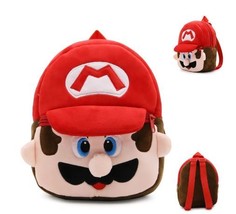 Mario Plush Backpack School Bag 10&quot; - $21.99