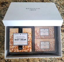 Beekman 1802 Goat Milk 3pc Set Honey and Orange Blossom Soap and Body Cream NIB - £21.57 GBP