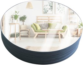 Jambalay 12&quot; Round Mirror Trays, Set Of 12, 2Mm Circle Mirror Candle Plates For - £35.55 GBP