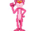 Pink Panther Brick Sculpture (JEKCA Lego Brick) DIY Kit - £61.37 GBP