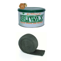 Briwax Light Brown 1 Lb. Furniture Wax Polish with Oil-Free Steel Wool 0000 - $38.95