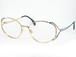 Vintage Owp Design 1450 359 Gold Multicolor Unique Eyeglasses Frame 53-17-125mm - £60.94 GBP