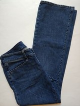 Gap Curvy Stretch Jeans Womens Size 6 Blue Medium Wash Flare Leg - £17.40 GBP