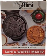 Nostalgia My Mini Santa Waffle Maker Limited Edition Design Factory Sealed - £14.21 GBP