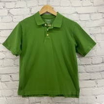 L.L. Bean Polo Shirt boys Sz L 13-14Yr Green - $11.88