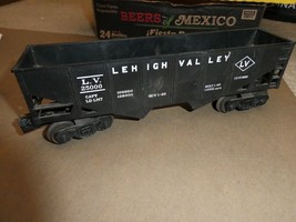 Vintage O Scale Lionel Lehigh Valley 25000 Black Hopper Car - £14.75 GBP
