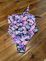 Victoria&#39;s Secret Women&#39;s One Piece One Shoulder Floral Swimsuit Size Me... - $44.55