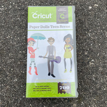 Cricut Shapes Cartridge Paper Dolls Teen Scene Complete 2001320 - £9.12 GBP