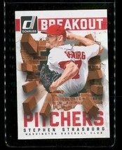 2014 Donruss Panini Breakout Pitch Baseball Card #26 Stephen Strasburg Nationals - $2.96