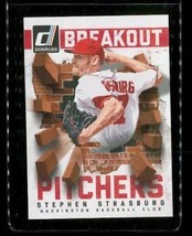 2014 DONRUSS PANINI BREAKOUT PITCH Baseball Card #26 STEPHEN STRASBURG N... - £2.35 GBP