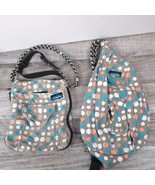 Kavu Original Rope Sling Shoulder Bag and Matching Satchel Polkadot - $60.74