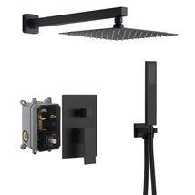 Cascada 12 Square Shower System (Wall Mounted) with Single Handle &amp; squ... - £364.35 GBP+