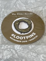 Elder Scrolls Magical Loot Crate Metal Pin- Exclusive. Factory Sealed New - £7.78 GBP