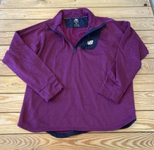 New Balance Women’s 1/4 Zip Pullover jacket size XL Purple Dd - £7.74 GBP