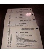 Microsoft Schedule+ For Windows 92 Floppy Disks 3.5&quot; Version 1 (4) Disks - £11.34 GBP
