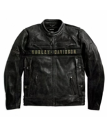 CUSTOMIZED HARLEY-DAVIDSON MOTORBIKE LEATHER JACKET - $307.73 CAD