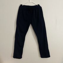 Real Essentials Unisex Sweatpants Medium M Navy Dark Blue Drawstring - $11.95