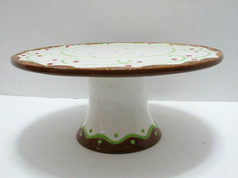 Better Homes and Gardens Sweets Collection 11&quot; Pedestal Cake Stand Roman... - £32.36 GBP