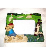 Photo Frame 3D Golf VINTAGE Resin Golfing  Clubs Ball Bag Fits 4x6 w glass - $347.53 MXN