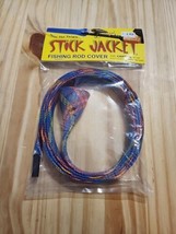 Stick Jacket Fishing Rod Cover Tame The Tangle Castong 7 1/2 Ft  &amp; 3-7/8... - £6.69 GBP