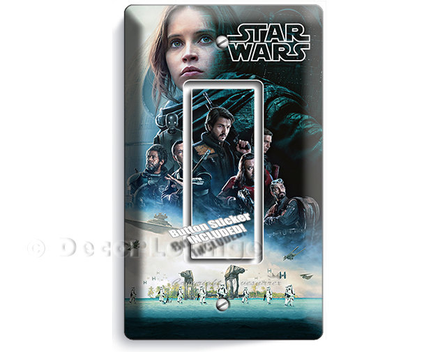 Star Wars rebels Rogue One Story single GFCI light switch wall plate cover child