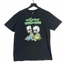 Simpsons Treehouse of Horror Men&#39;s L Shirt Halloween Graphic Tee Classic Cartoon - £15.92 GBP