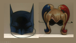 2019 WonderCon DC Comics Batman / Harley Quinn Paper Masks - £6.79 GBP