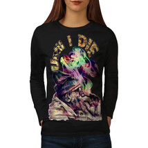 Wellcoda Untill I Die 42 Rasta Womens Long Sleeve T-shirt, Lit Casual Design - £18.96 GBP