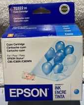 Sealed Epson T032220 Cyan Ink Cartridge Use By March 2006 - £3.16 GBP