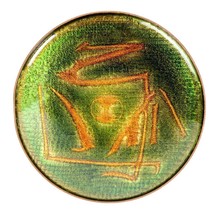 David Andersen Norway Abstract Enameled Copper Dish Norwegian - £32.76 GBP