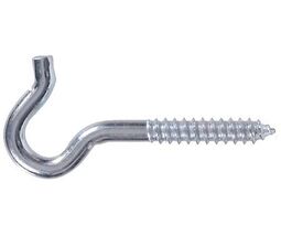 Hillman Hardware Essentials 851881 Heavy Duty Hood Screw Hooks Zinc 3/8 ... - $14.88