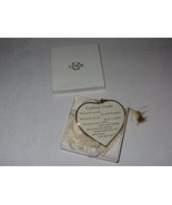 Lenox China Vtg Heart Ornament 2001 Carlson Companies Credo Commemorative - £13.92 GBP