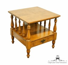 ETHAN ALLEN Heirloom Nutmeg Maple 23&quot; Square Accent End Table 10-8545 - £289.25 GBP
