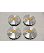 4x GM 2014-2024 Silverado Tahoe Suburban 83mm Brushed Alum Wheel Center ... - $647.64 MXN