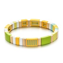 Wide Handcuffs Color Beaded Bracelet For Women Jewelry Boho Bracelets Fashion El - £17.44 GBP