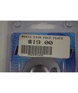 Nokia 5120 5100 Cell Phone Face Plate Silver Gun Metal Vintage Accessory - £11.40 GBP