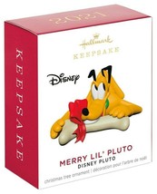 Hallmark Merry Lil&#39; Pluto - Disney Pluto  Miniature Ornament 2021 - £16.65 GBP