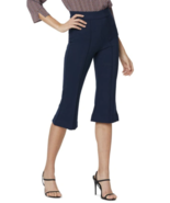 Nydj Sculpt-Her Flare Pedal Pusher Pants Oxford Navy ( XXS ) - $108.22 CAD