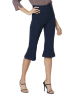 Nydj Sculpt-Her Flare Pedal Pusher Pants Oxford Navy ( XXS ) - £62.30 GBP