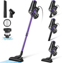Elezon F800 Stick Vacuum With 23 Ft Long Cord, 18Kpa Powerful Multi, Purple - $51.93