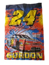 Jeff Gordon #24 NASCAR Garden Flag Banner 2001 USA 41 x 28 Hendrick Wincraft VTG - £28.80 GBP