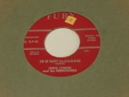 Lewis Lymon &amp; The Teenchords  45  I&#39;m So Happy   Fury  1957 - £67.29 GBP