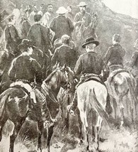 General Shafter And Toral Spanish Surrender Santiago 1899 Victorian Print DWV7B - £23.71 GBP